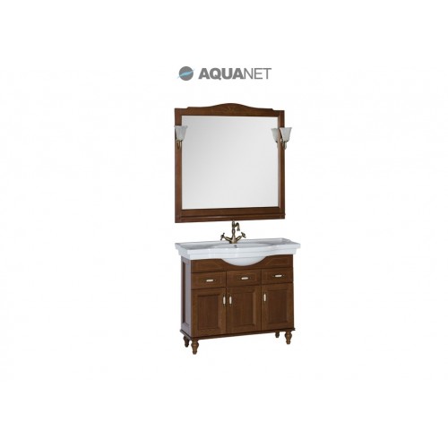 Комплект мебели Aquanet Амелия 100 орех для ванной комнаты