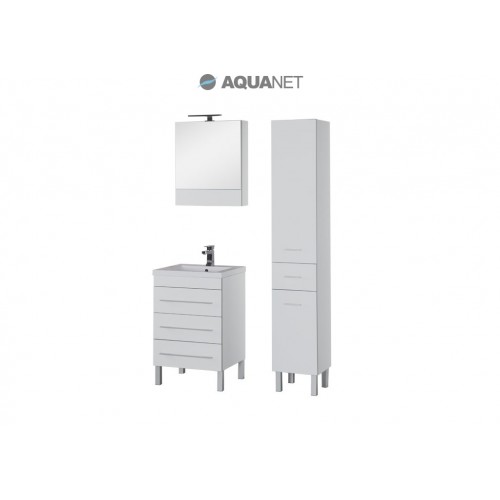 Комплект мебели Aquanet Верона 58 белый (напольный 3 ящика)
