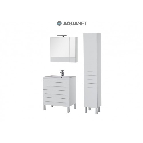 Комплект мебели Aquanet Верона 75 белый (напольный 3 ящика) Комплект мебели Aquanet Верона 75 белый (напольный 3 ящика)